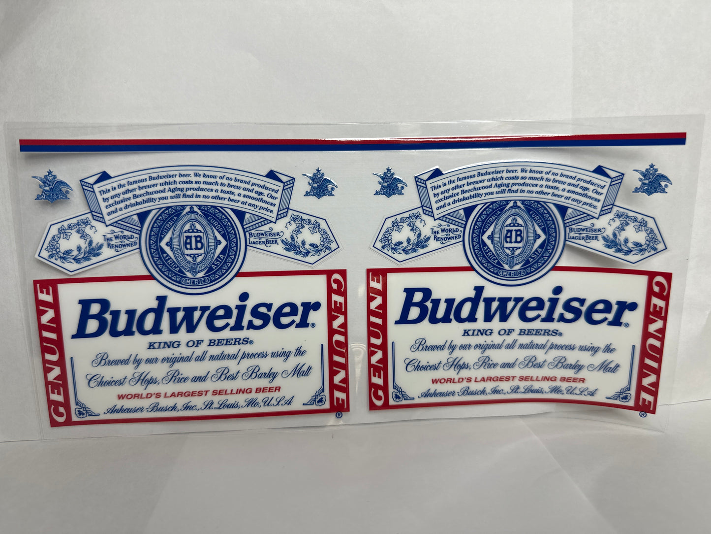 Budweiser (blue line)