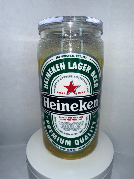 16oz Acrylic Heineken