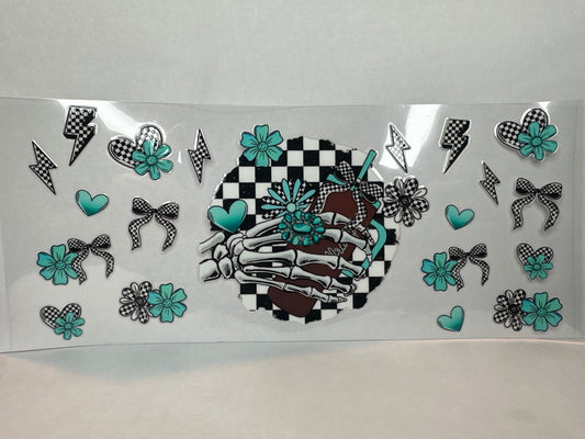 Checkered Skull Hand