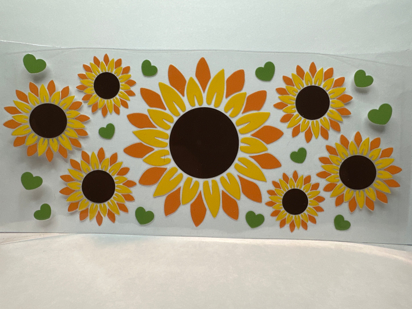 Sunflowers w/Green hearts