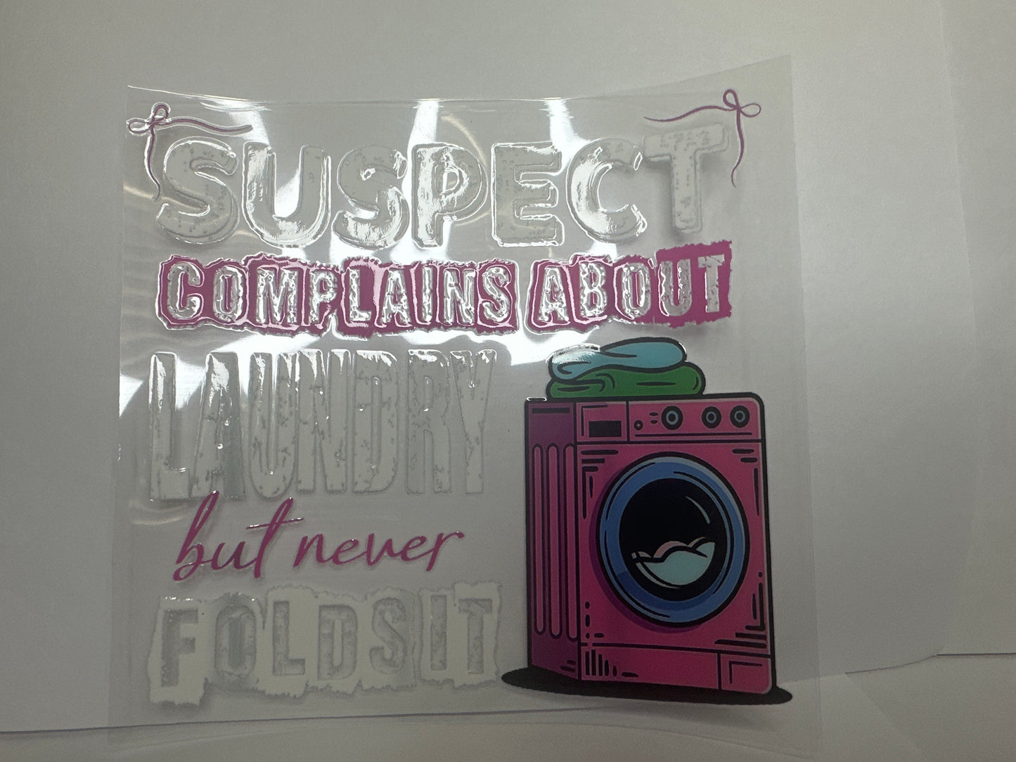 Suspect (laundry)