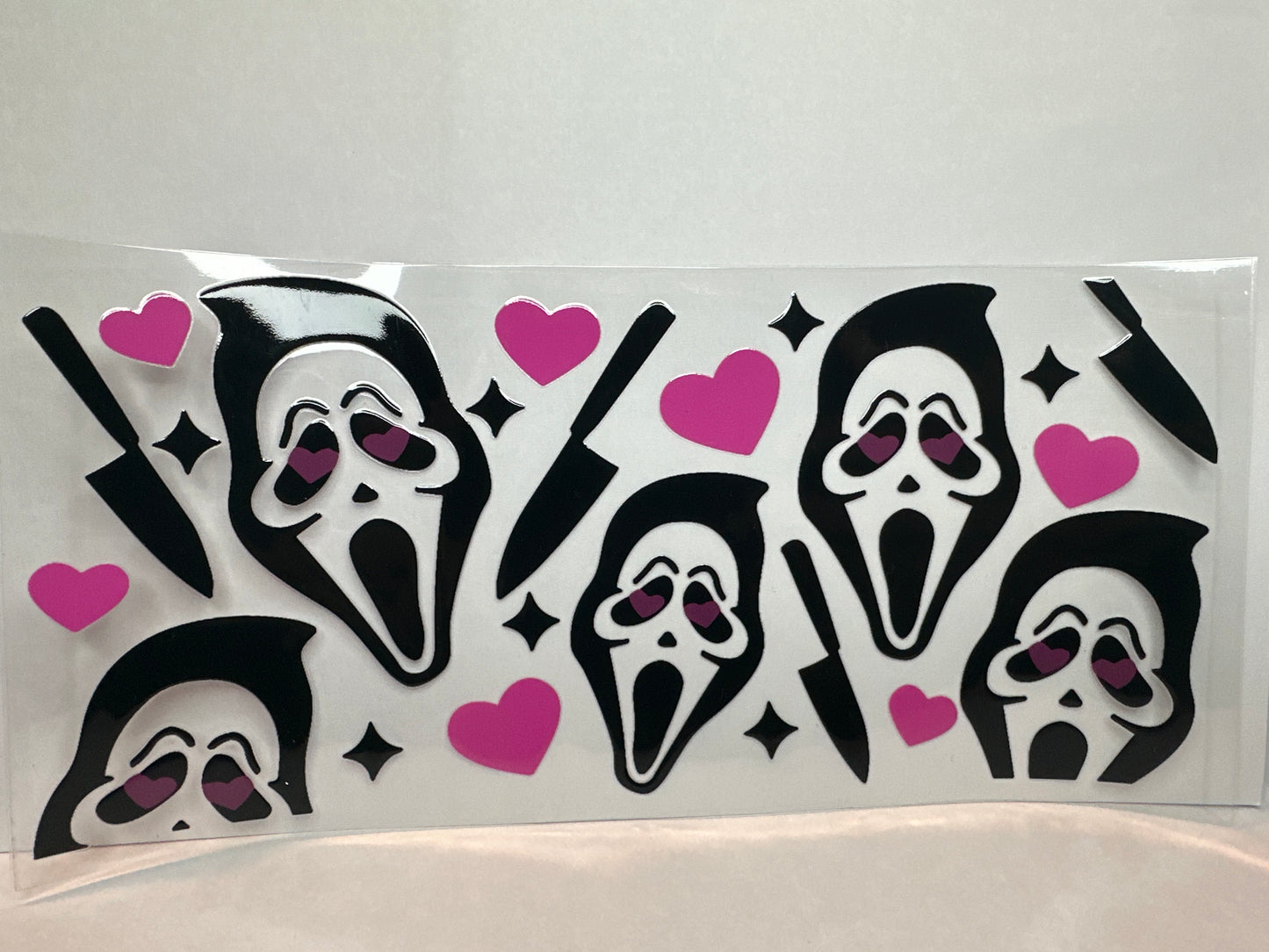 Ghost face w/ Hearts