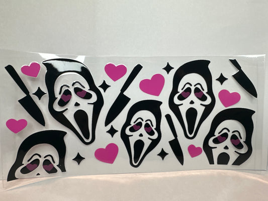 Ghost face w/ Hearts
