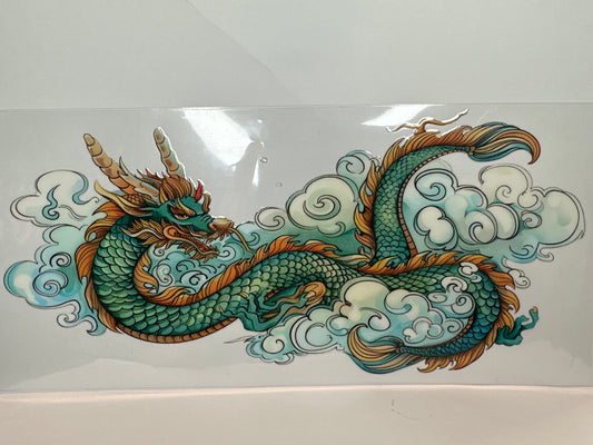 Teal dragon