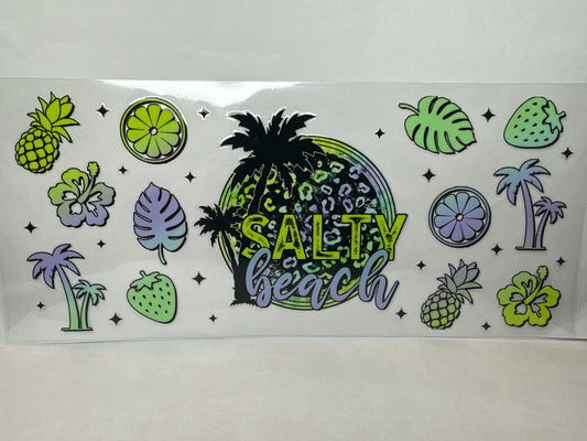 Salty beach