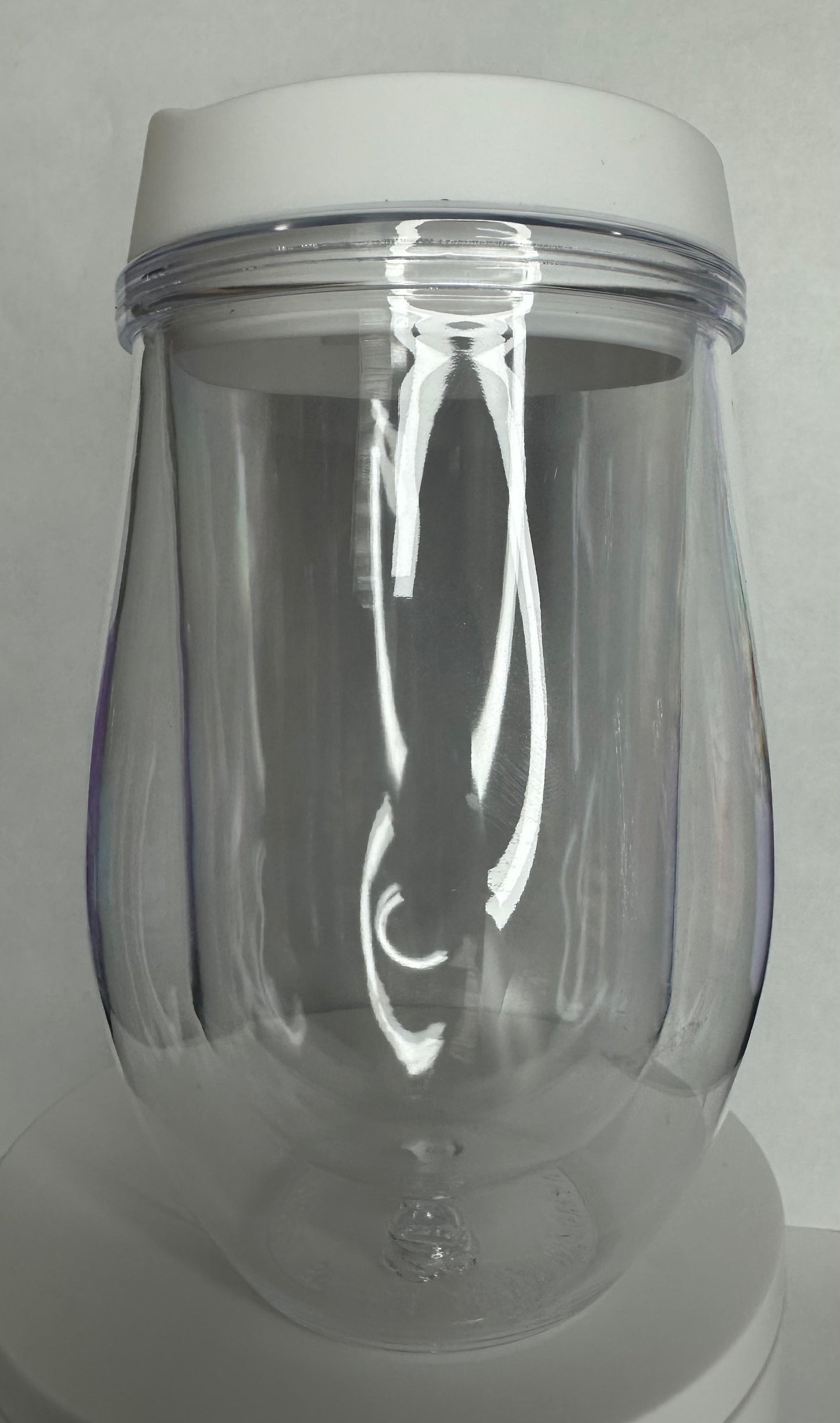 12oz Acrylic Wine Snowglobe Tumbler