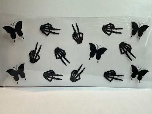 Skull Hands/butterfly