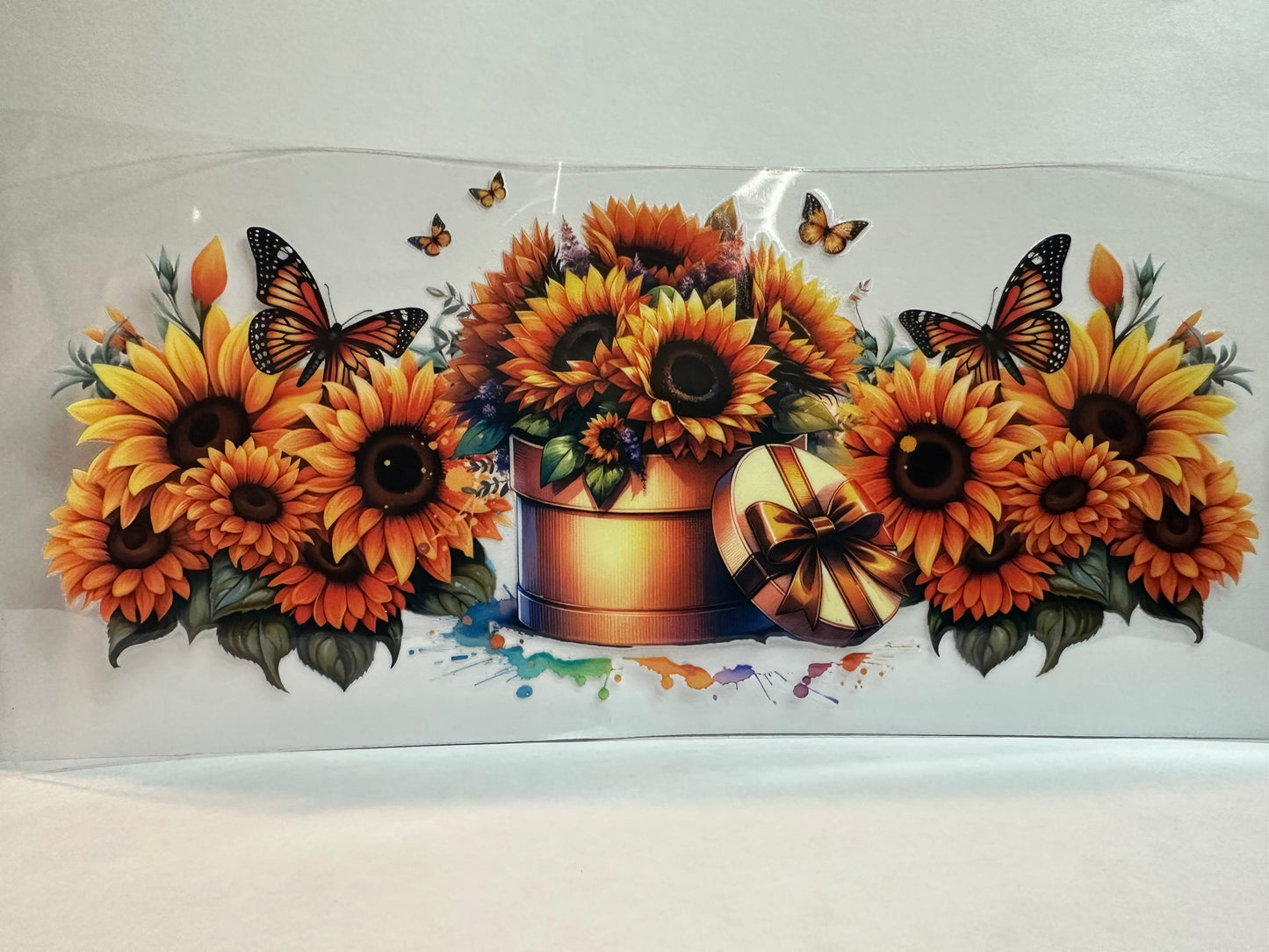 Sunflowers & Butterfly
